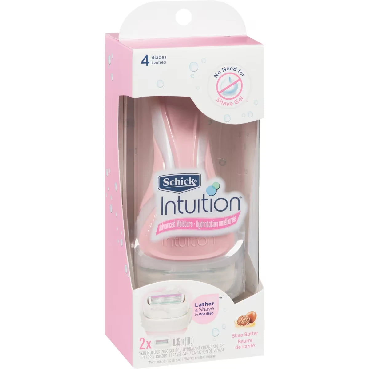 Schick Intuition Advanced Moisturizing Women’s Razor with Shea Butter product detail