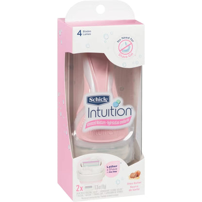 Schick Intuition Advanced Moisturizing Women’s Razor with Shea Butter product detail