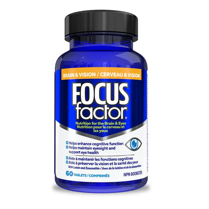 Focus Factor Brain & Vision front package