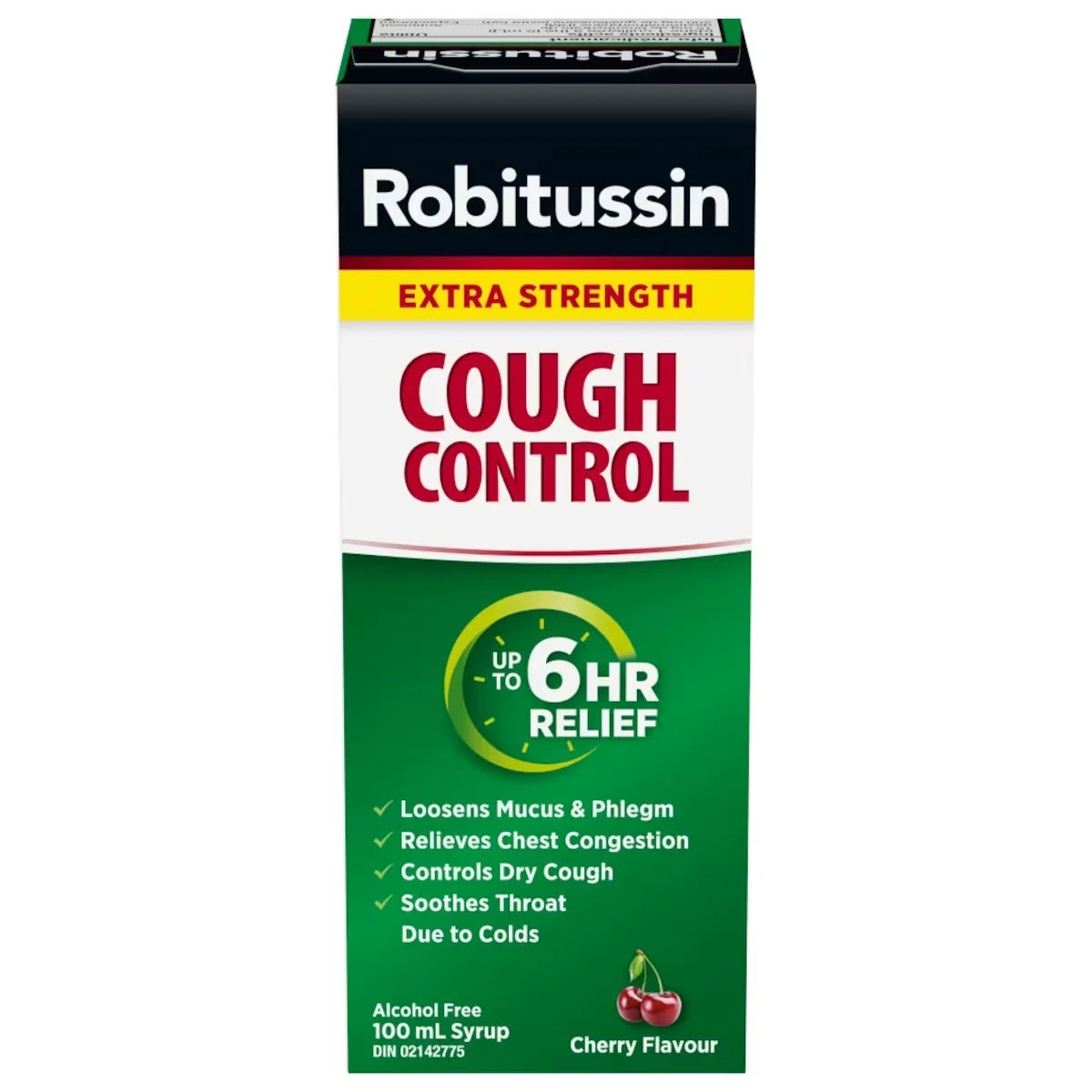 Robitussin Extra Strength Cough Control Liquid 100 ml front package
