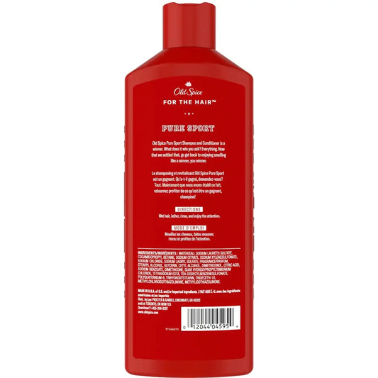 Old Spice Pure Sport 2in1 Shampoo and Conditioner for Men, 400 mL product detail