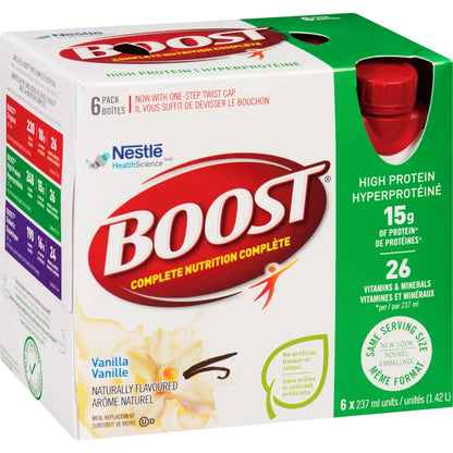 Boost High Protein Vanilla Meal Replacement Drink, 6 × 237 ml product detail