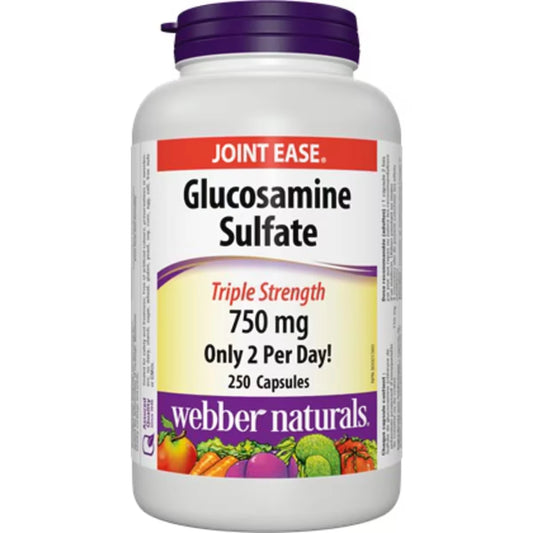 Webber Glucosamine Sulfate Triple Strength 750 mg front package