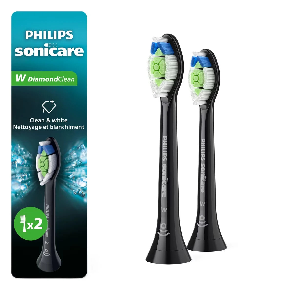 Philips DiamondClean Replacement Brush Heads, 2 Pack, HX6062/90 product image