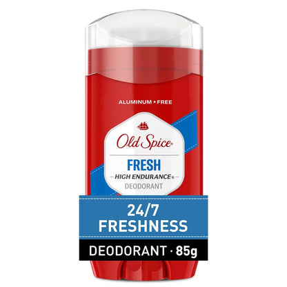 Old Spice High Endurance Fresh Scent Deodorant for Men, 85 grams front package