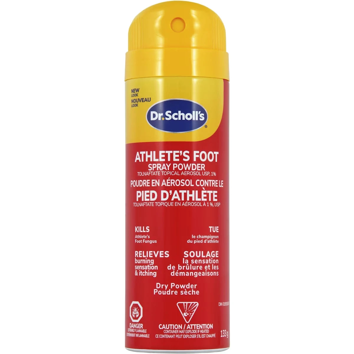 Dr. Scholl's Athlete's Foot Spray Powder front package