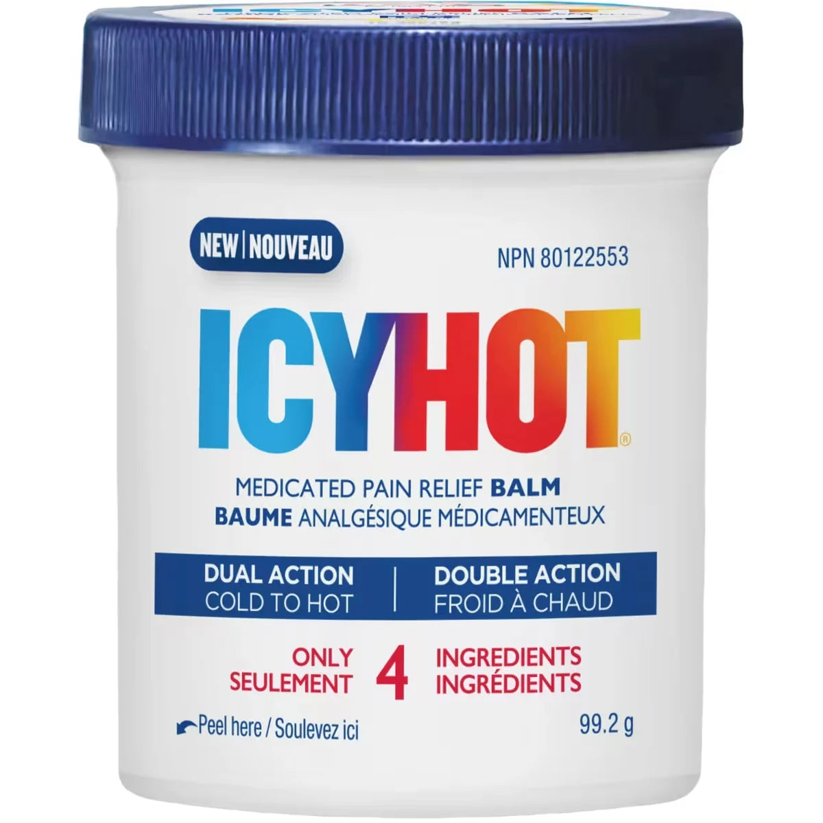 Icy Hot Medicated Pain Relief Balm front package