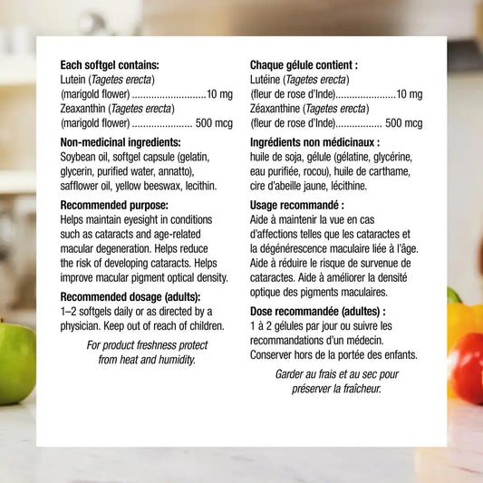 Webber Lutein 10 mg product detail