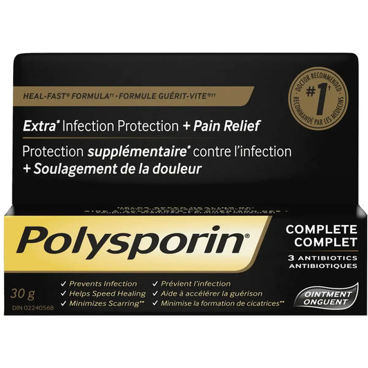 Polysporin Complete Antibiotic Ointment, Heal-Fast Formula product image