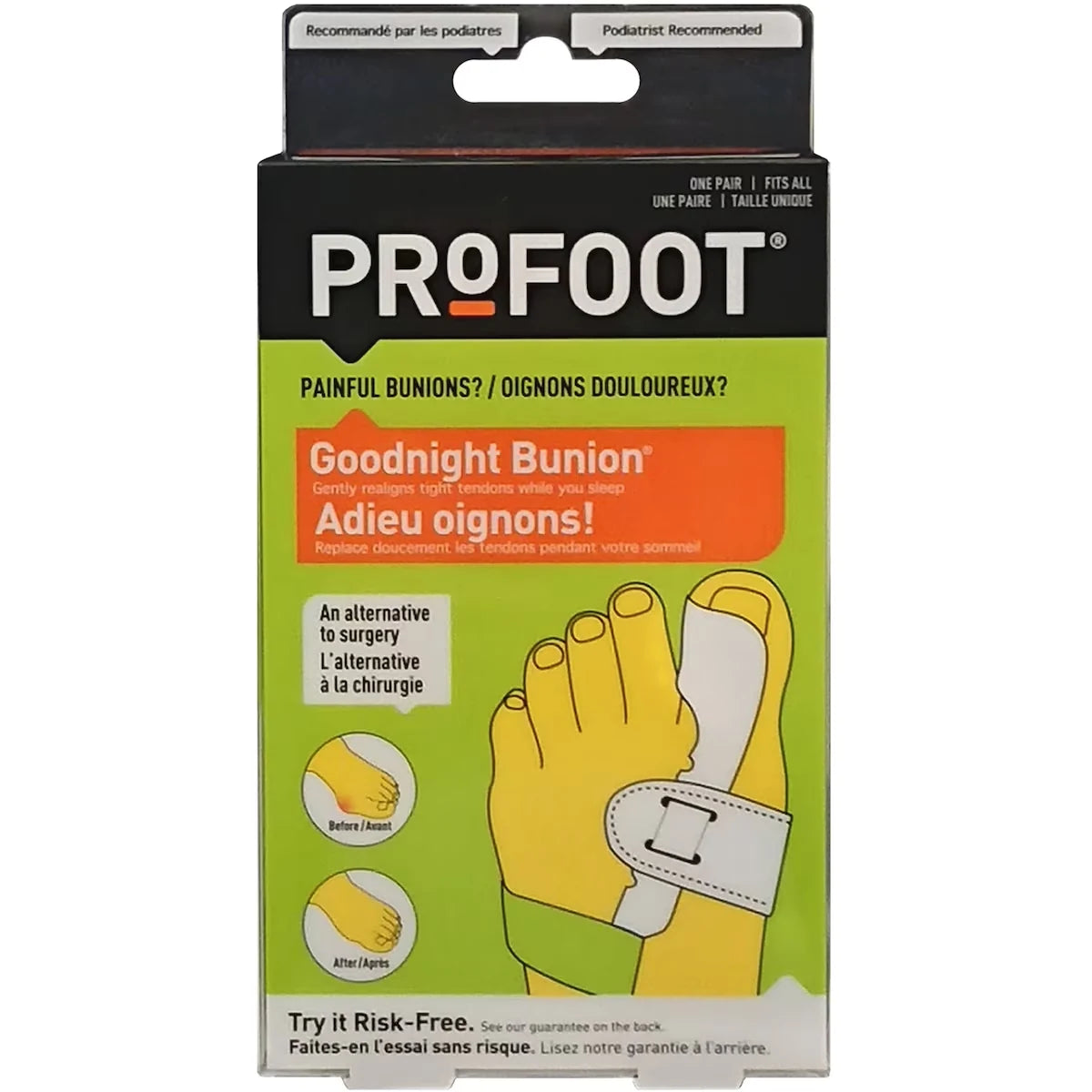 Profoot Goodnight Bunion front package
