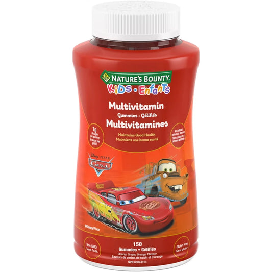 Natures Bounty KIDS Multivitamin, Disney Pixar Cars front package