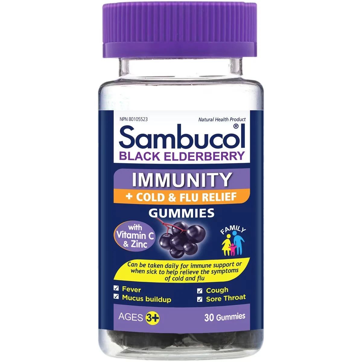 Sambucol Gummies front package
