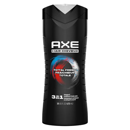 Axe 3in1 Shampoo Total Fresh 473 ML front package