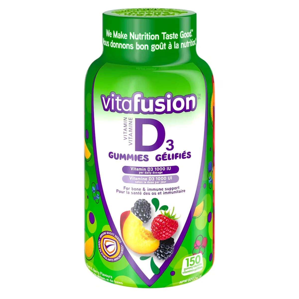 Vitafusion Vitamin D3 Gummy Vitamins front package