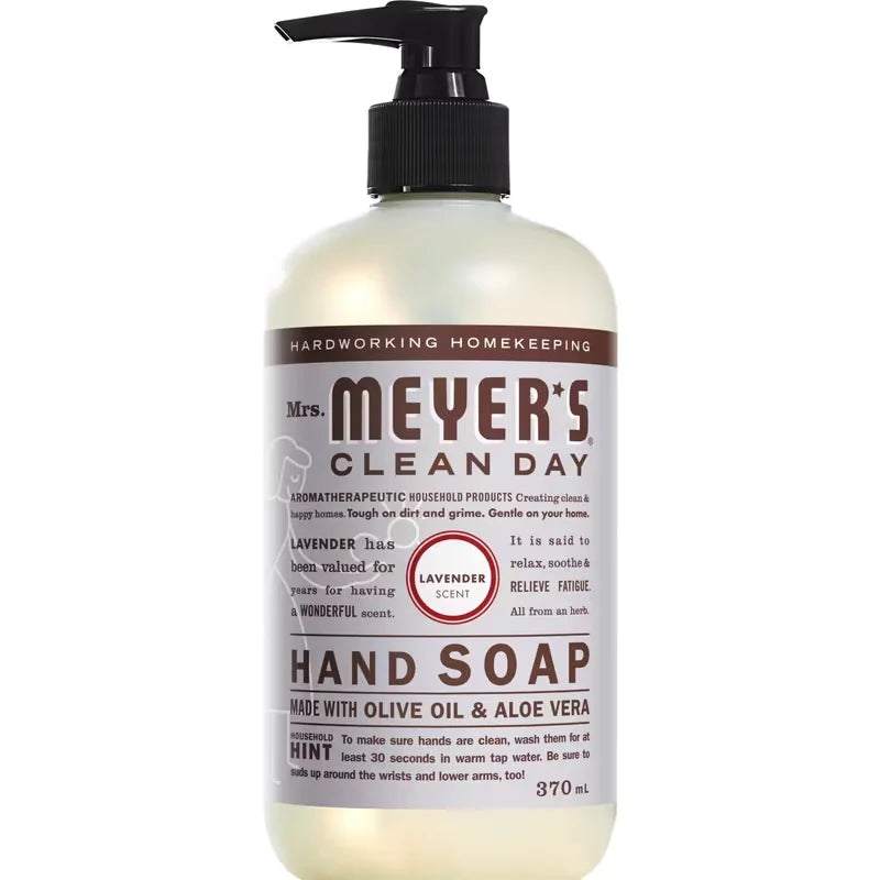 Mrs. Meyer's Liquid Hand Soap, Lavender Scent front package