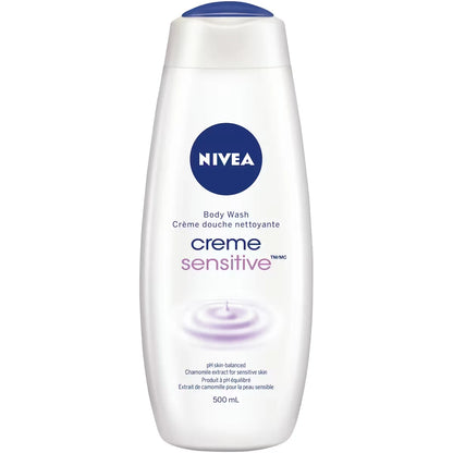 Nivea CrMe Sensitive Body Wash front package