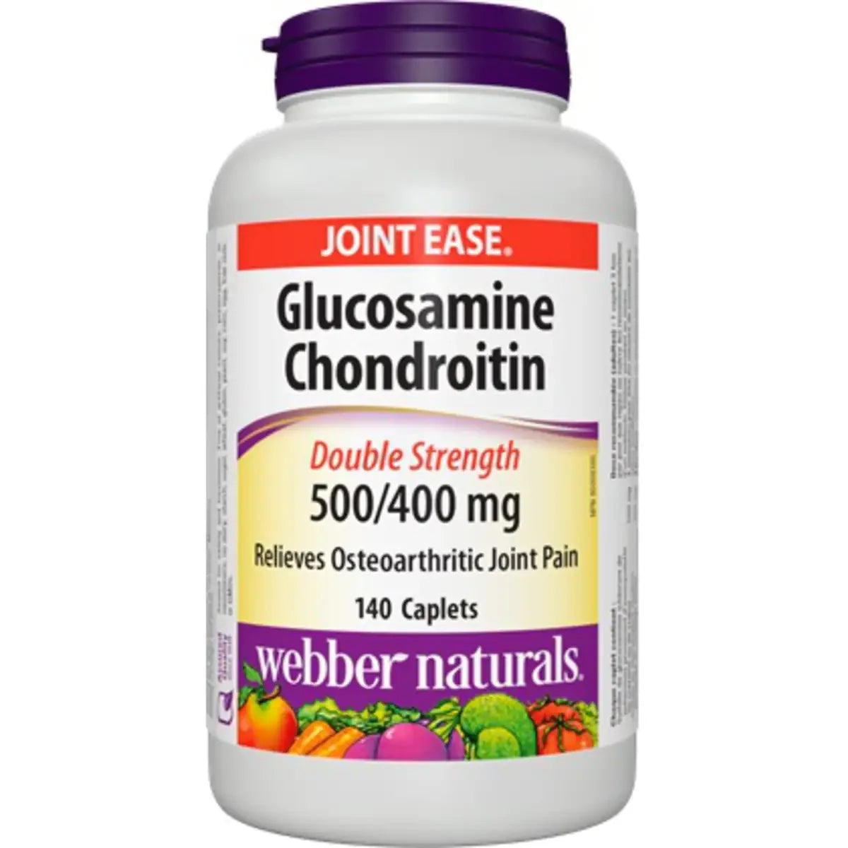 Webber Glucosamine Chondroitin Double Strength 500/400 mg front package