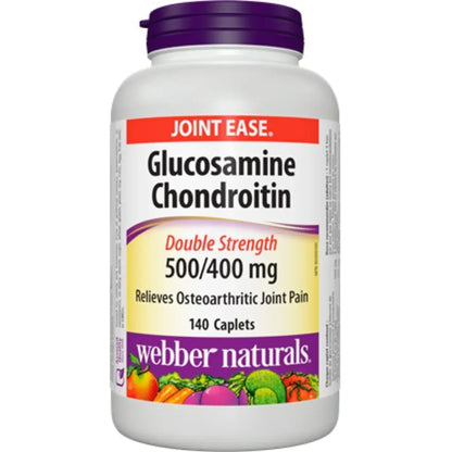 Webber Glucosamine Chondroitin Double Strength 500/400 mg front package