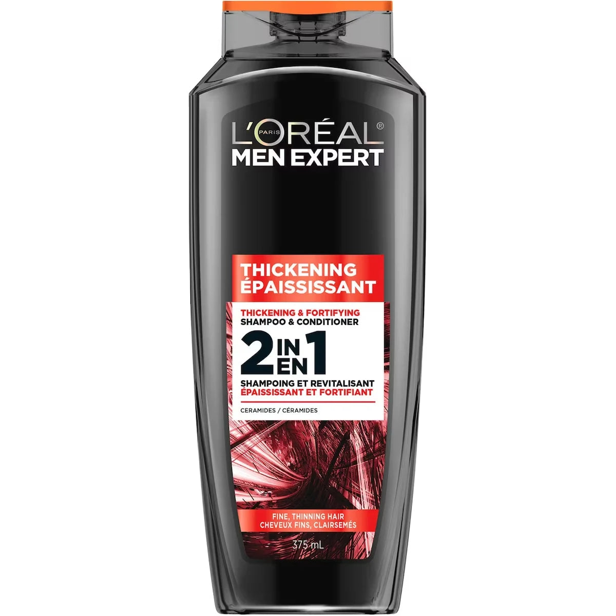 L'Oréal Paris Men Expert Thickening 2-in-1 Shampoo, 375ml front package