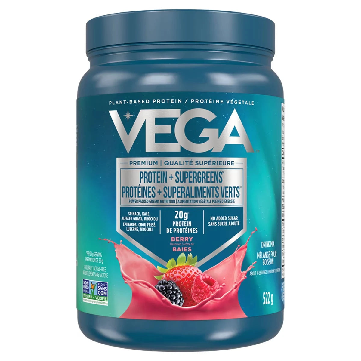 Vega Protein & Greens - Berry front package