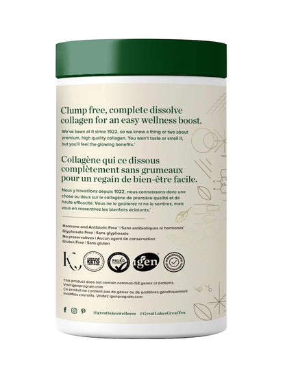 Great Lakes Wellness Bovine Collagen Peptides Unflavoured product detail