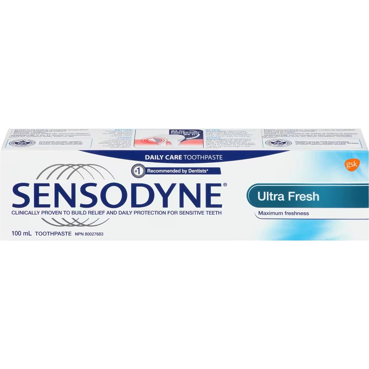 Sensodyne Ultra Fresh front package