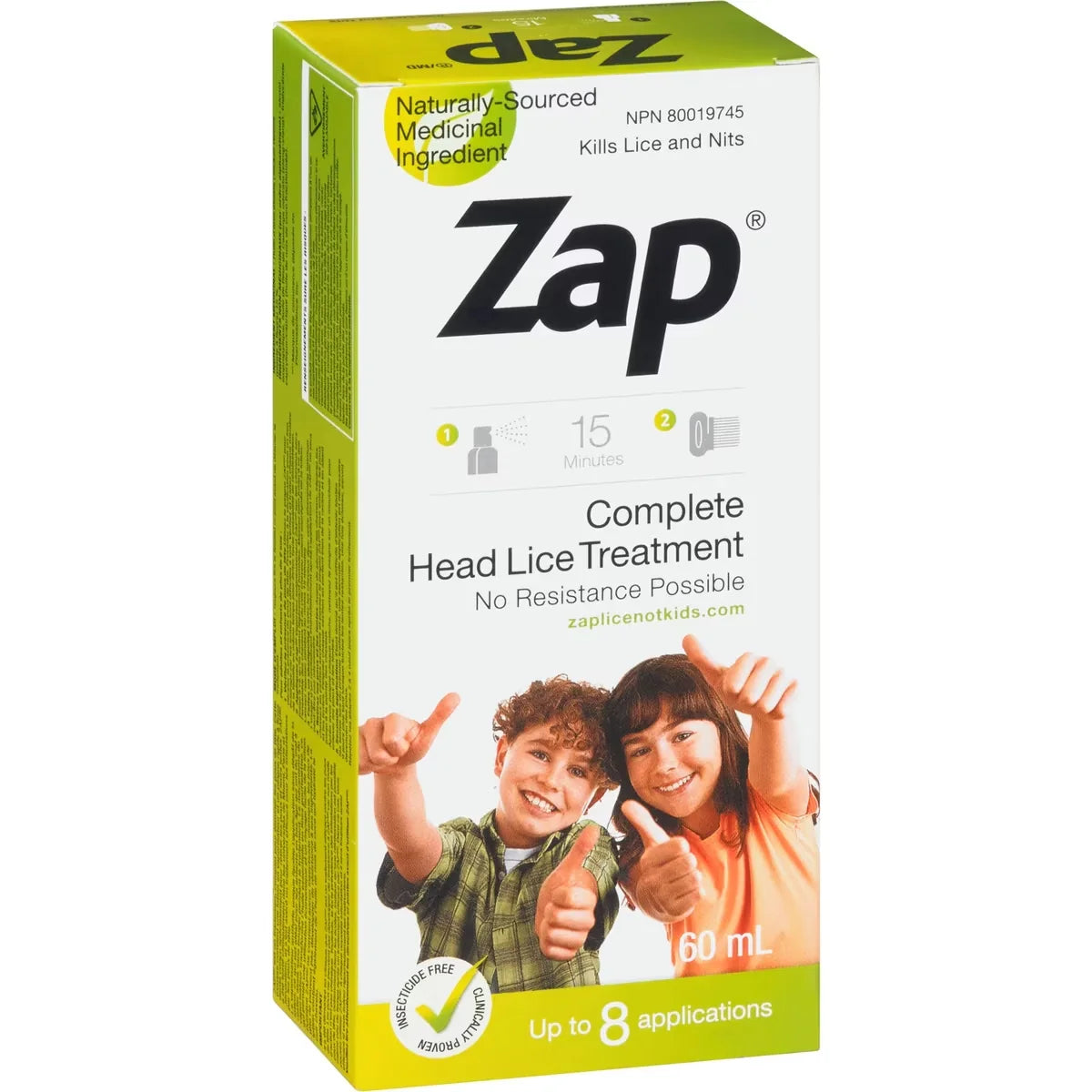 Zap Complete Head Lice Treatment product detail