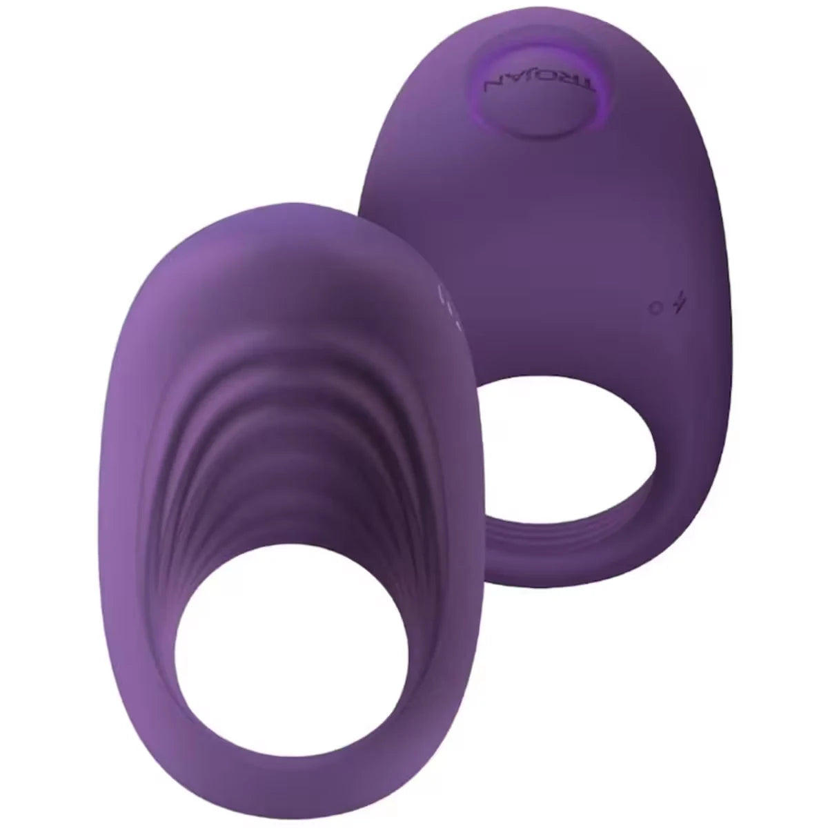 Trojan Dual Pleasure Vibrating Ring For Couples front package