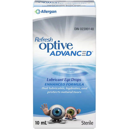 Refresh Optive Advanced Ophthalmic Solution front package