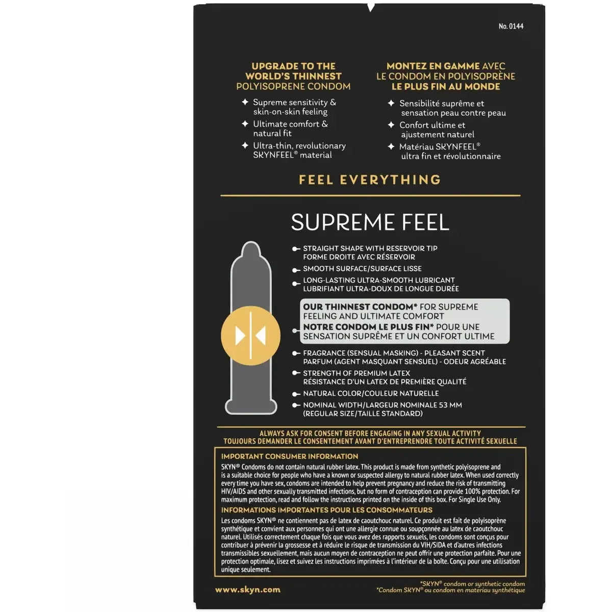 Skyn Supreme Non Latex Condom product detail