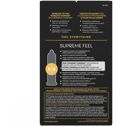 Skyn Supreme Non Latex Condom product detail