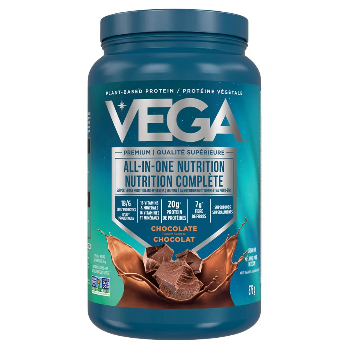 Vega One All-In-One Protein Powder front package