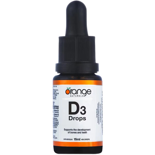 Orange Naturals D3 Drops 1000IU front package