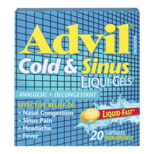 Advil Rhume et Sinus 20 Liqui-Gels