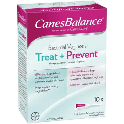 CanesBalance Traitement+Prévention de la vaginose bactérienne