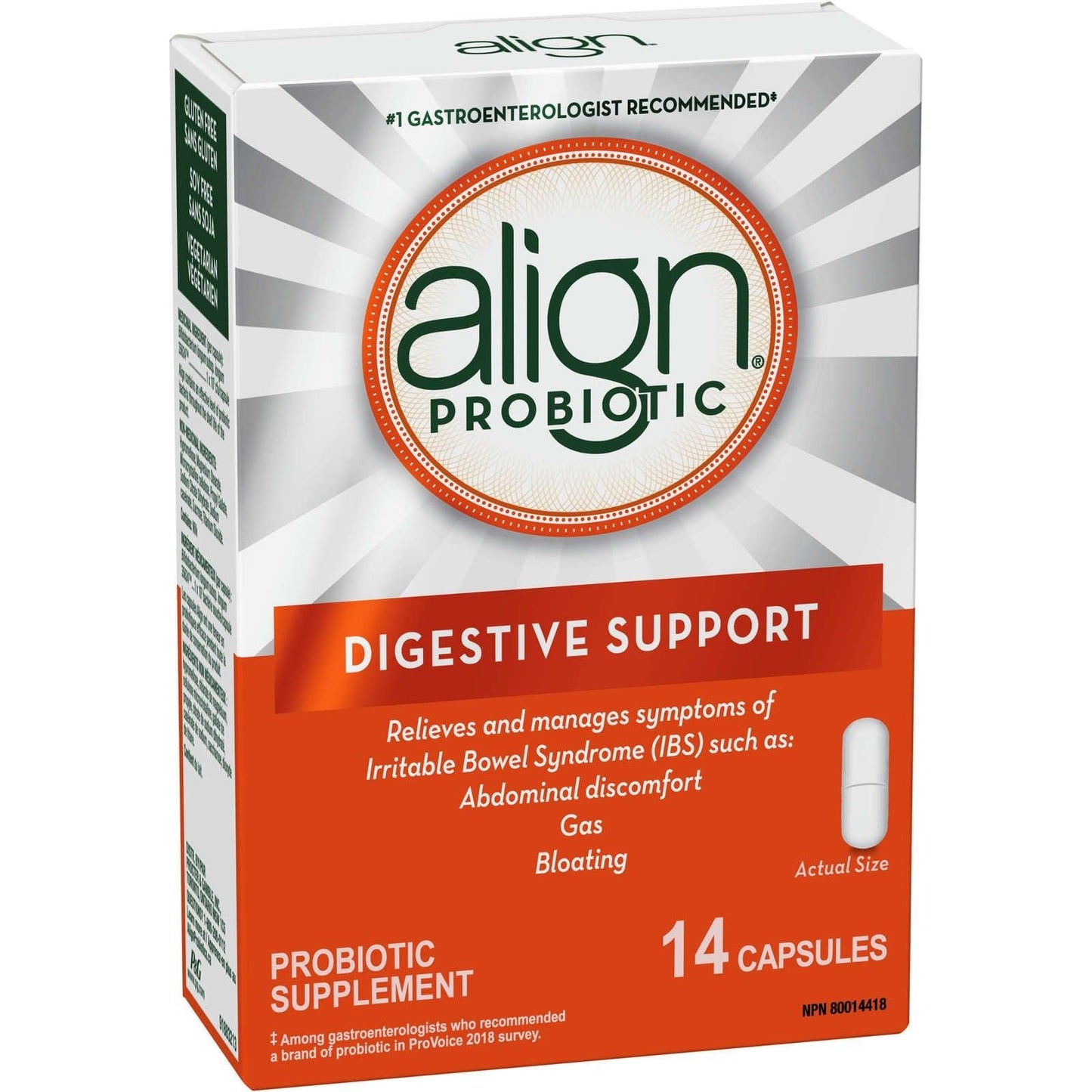 Align Probiotic Digestive Support 14 capsules