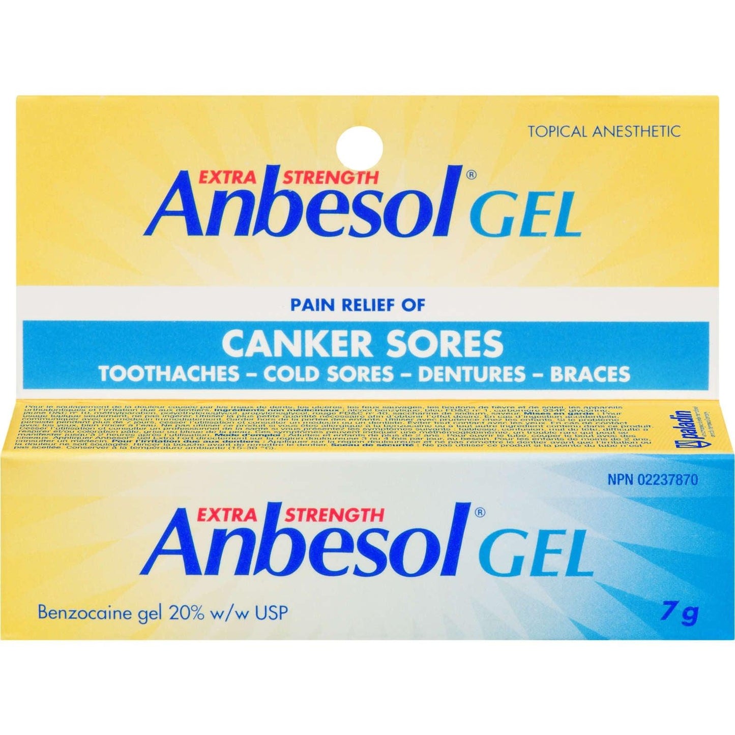 Anbesol Gel Extra Fort Aphte