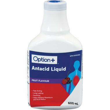 Liquide antiacide Option+ (340 ml)