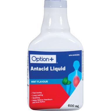 Liquide antiacide Option+ (340 ml)