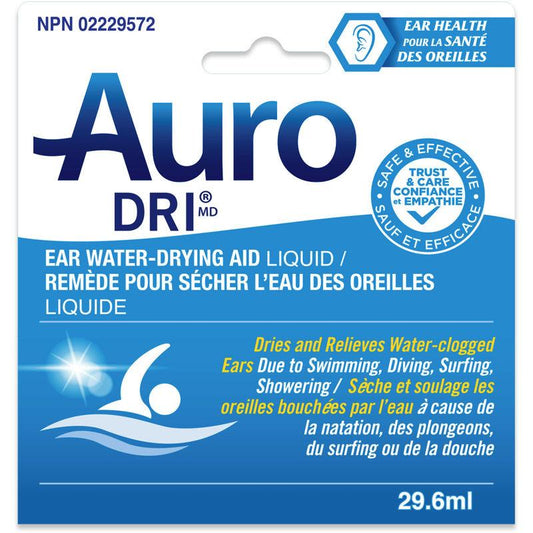 Auro DRI Liquide d'aide au séchage de l'eau pour les oreilles