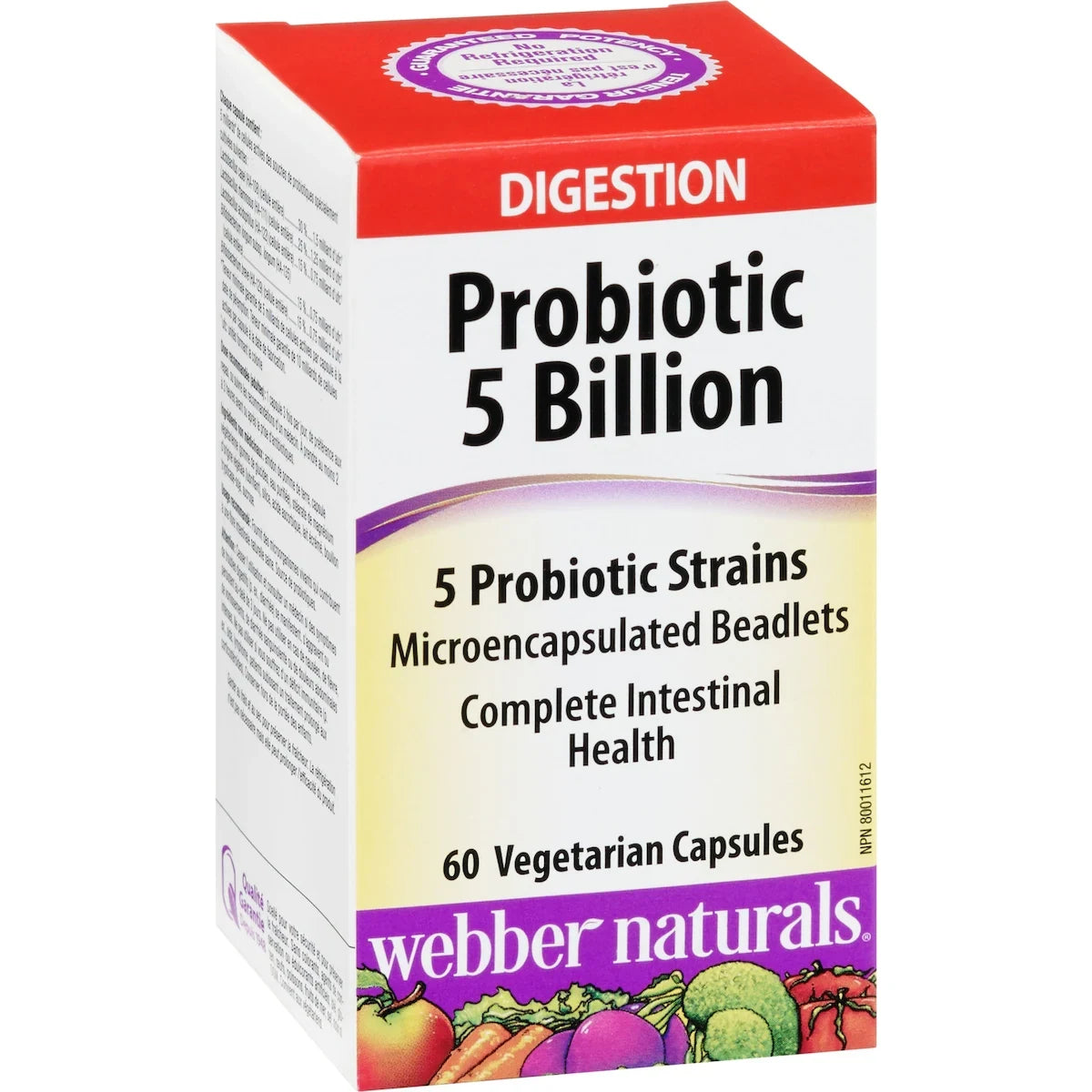 Webber Probiotic 5 Billion 5 Probiotic Strains product detail