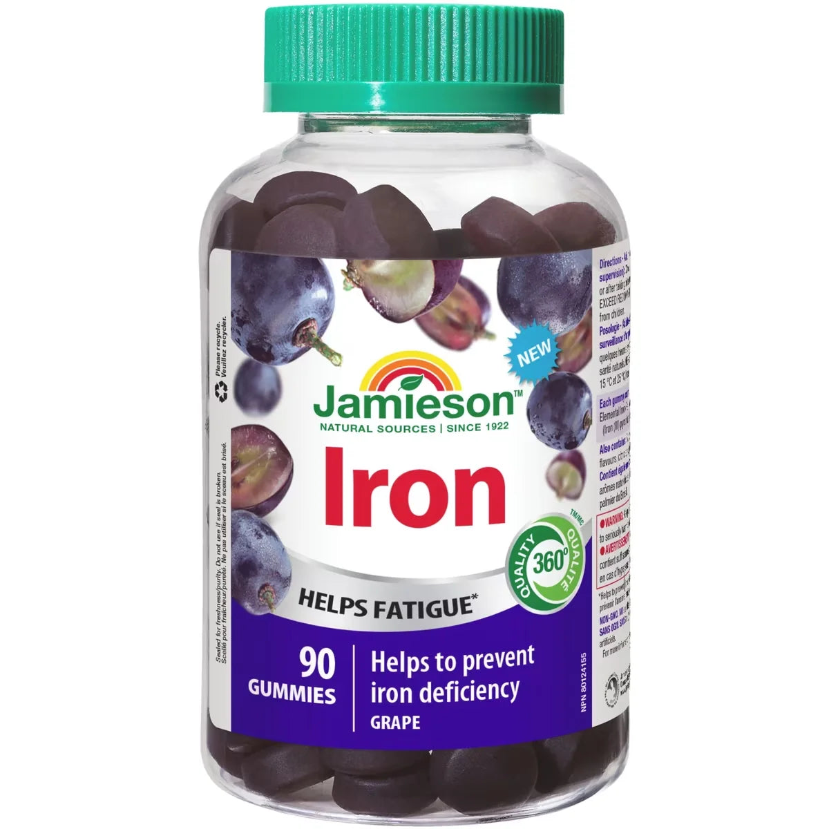 Jamieson Iron Gummies front package