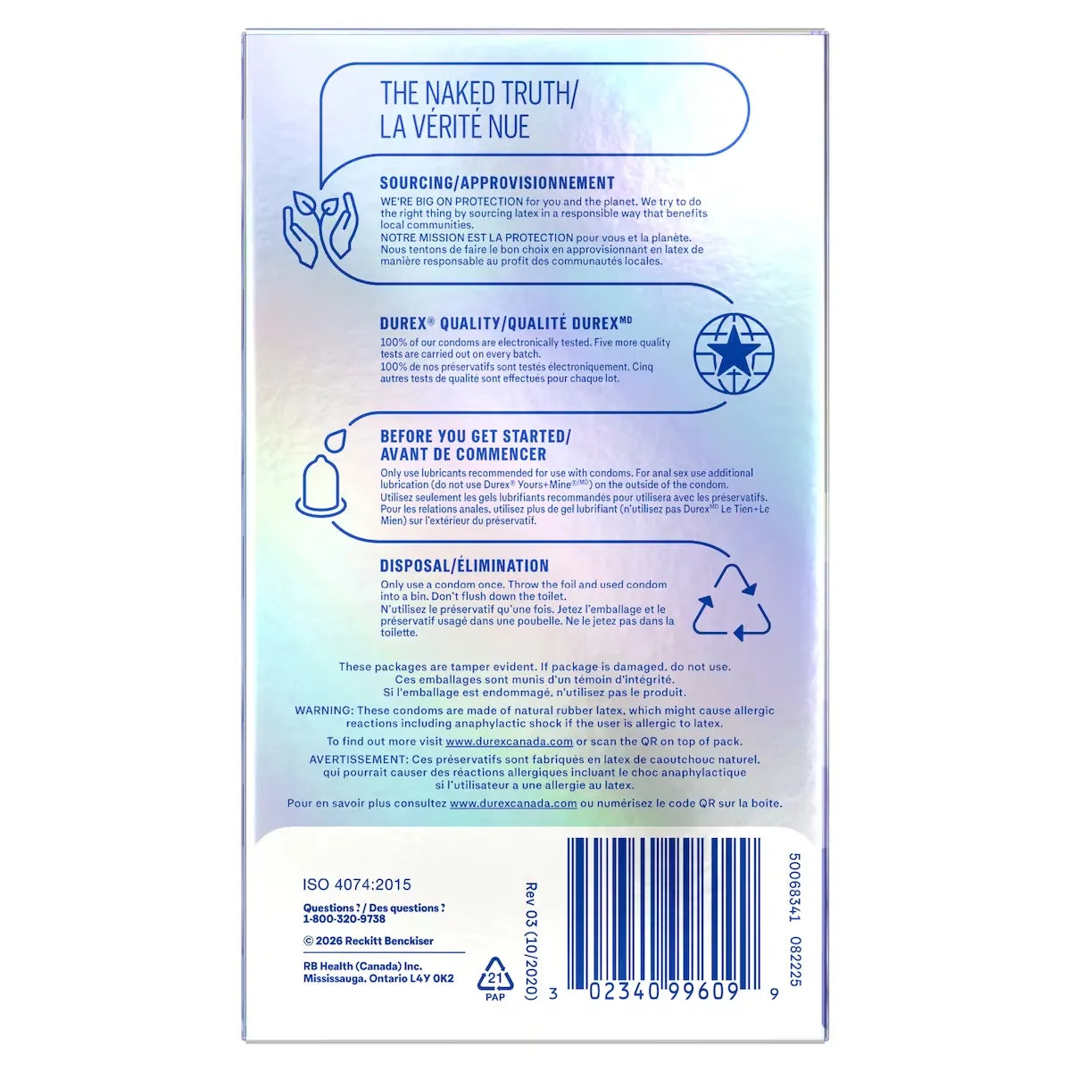Durex Invisible Ultimate Thin Condoms, Extra Lubricated product detail
