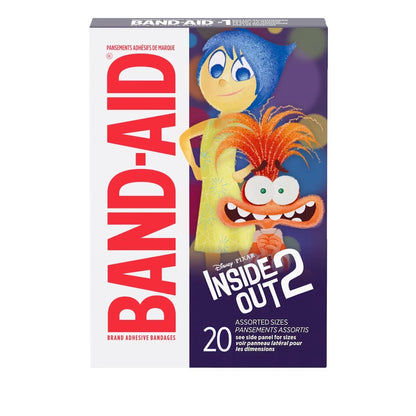Band-Aid Inside Out 2 Adhesive Bandages, Assorted Sizes front package