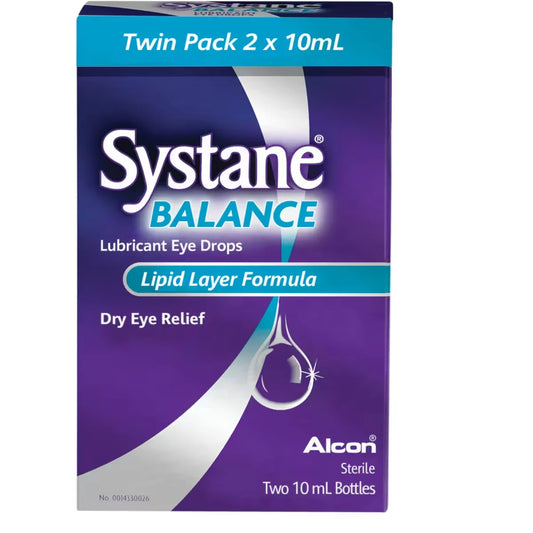 Systane Balance Twin Lubricant Eye Drops front package