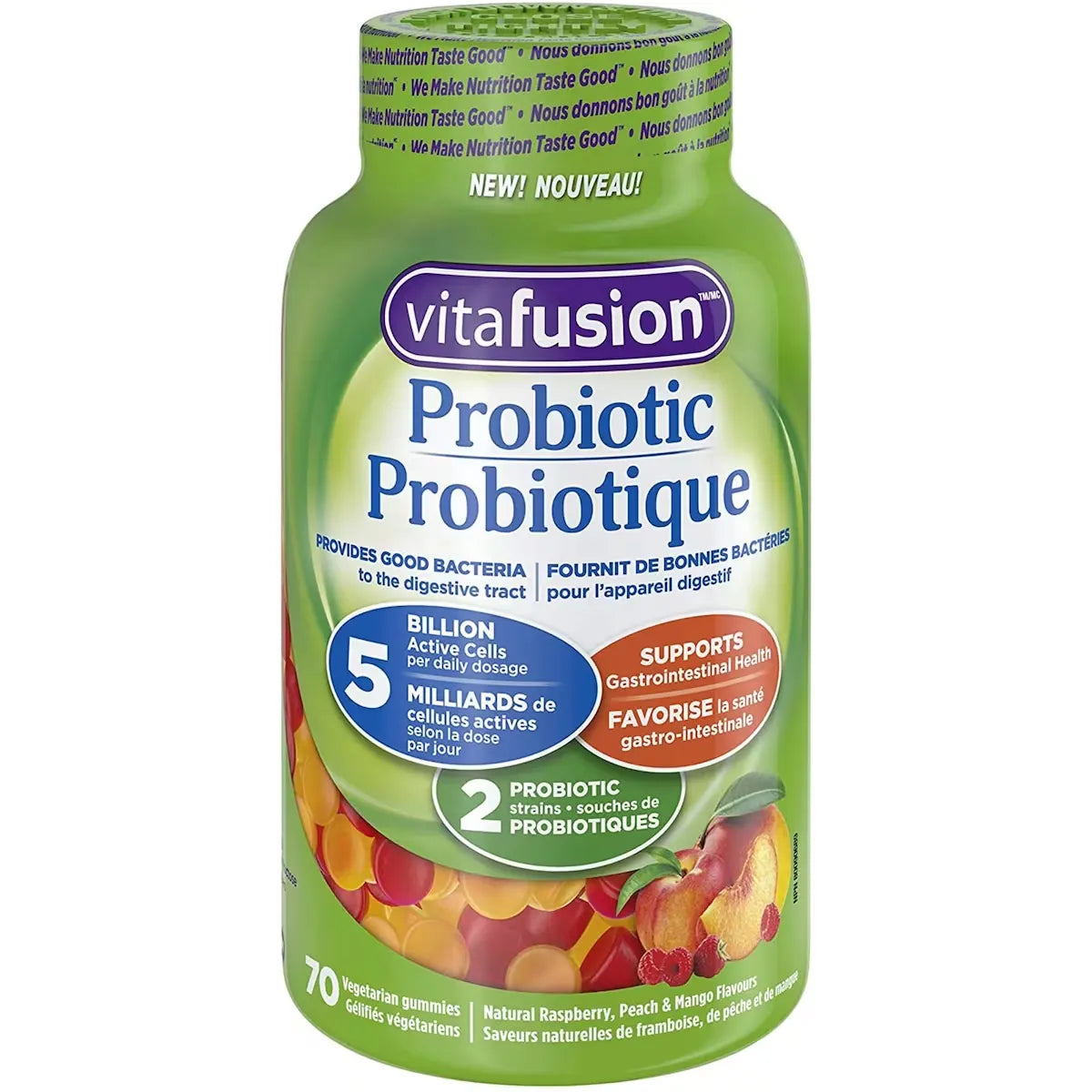 Vitafusion Probiotic Gummies front package