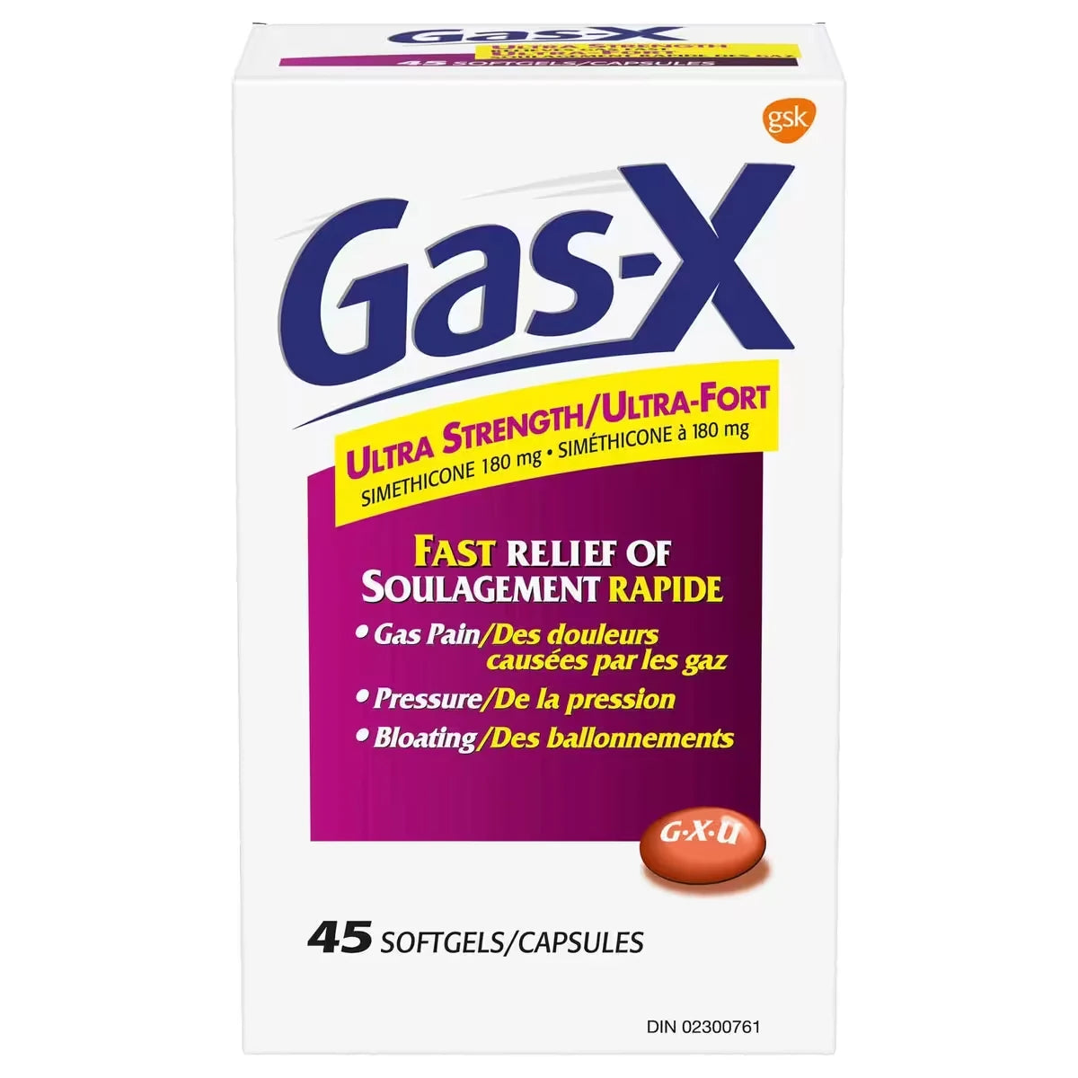 Gas-X Ultra Strength Softgels 45 Units view 2