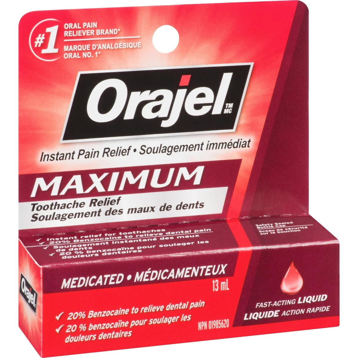 Orajel Maximum Strength Toothache Relief Liquid product detail