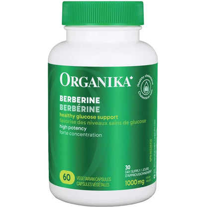 Organika Berberine 500MG 60CAP front package