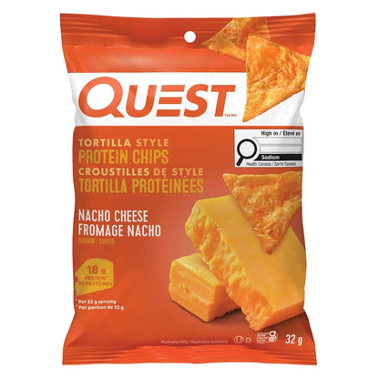 Quest Nacho Tortilla Chips front package